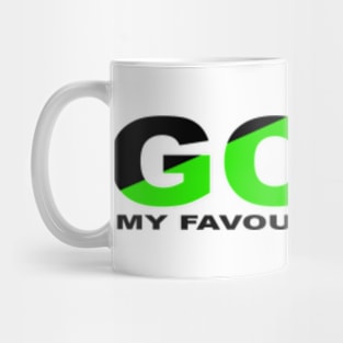 GOLF-SPORT,-BLACK-AND-GREEN-COLOR Mug